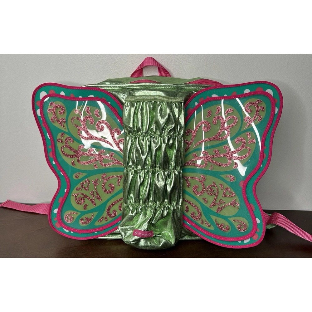 Flutter Wings Doll Carrier WellieWishers American Girl Butterfly Backpack Wellie